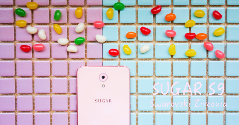 粉紅控快看!SUGAR S9 超強美顏拍照錄影糖果手機
