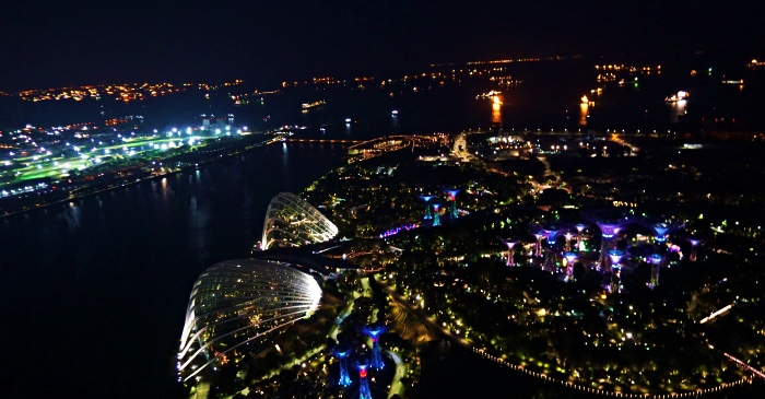 新加坡景點|金沙酒店空中花園特價門票、入口交通，不進酒吧也有百萬夜景