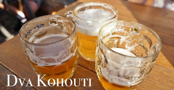 【布拉格酒吧】精釀啤酒Dva Kohouti酒廠，超好喝新鮮啤酒、烤物餐廳
