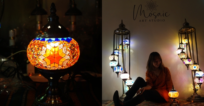 【土耳其燈手作DIY】土耳其馬賽克燈Mosaic Art Studio與燭台課程，療癒又美麗
