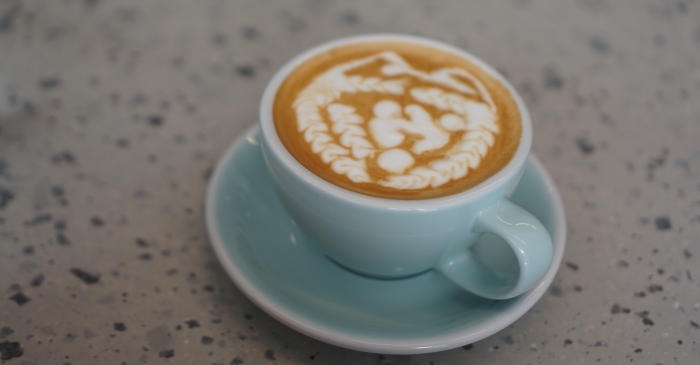 松江南京咖啡廳|PARC泊咖啡，拉花好美的自家烘焙平價咖啡店