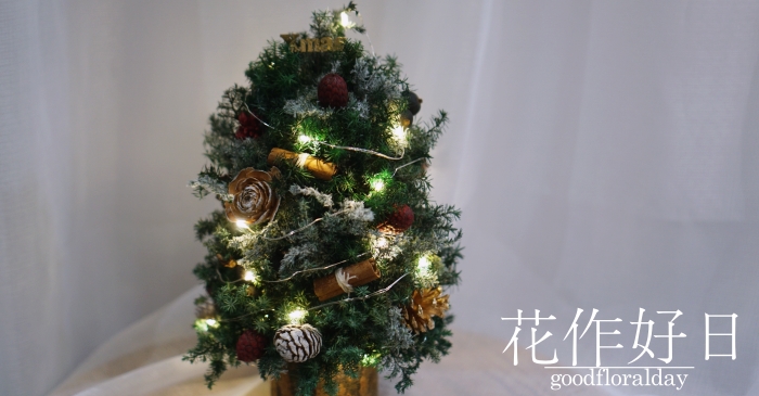 台北永生花手作課程|花作好日，做出屬於自己的不凋花聖誕樹